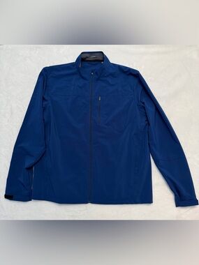 Turtleson Men's Size XL Lightweight Navy Zip-Front Shirt Jacket